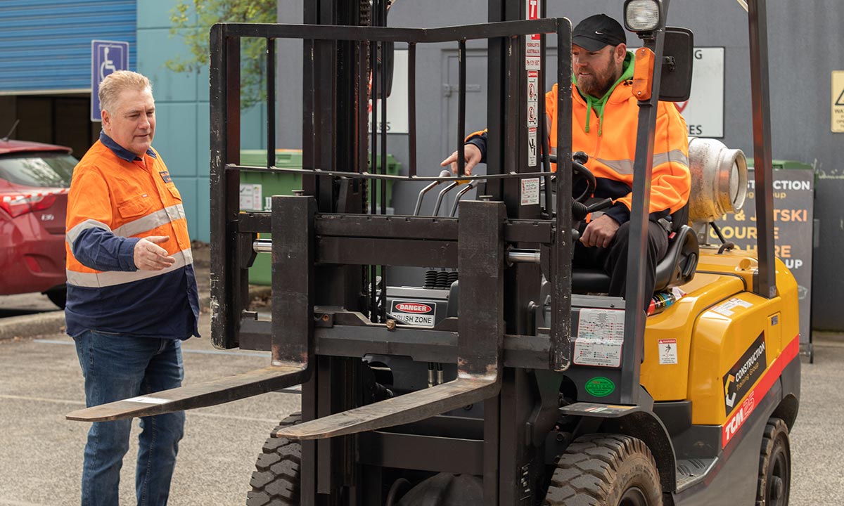 Forklift License Training Melbourne Construction Training Group
